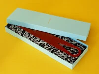 Baumwolltasche Furoshiki Tsuru, Indigo, 100 Cm 4 Baumwolltasche Furoshiki Tsuru, Indigo, 100 Cm – Bild 4