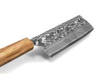 Damastmesser Nakiri 165 SG2, 63 Lagen, Olive 4 Damastmesser Nakiri 165 SG2, 63 Lagen, Olive – Bild 4