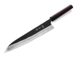 Damastmesser Gyuto 240 Kuroshiage Nami, 12 Lagen -Haushaltsprodukte Geschäft damastmesser gyuto 240 kuroshiage nami 12 lagen 1