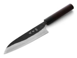 Damastmesser Santoku 165 Kuroshiage Nami, 12 Lagen -Haushaltsprodukte Geschäft damastmesser santoku 165 kuroshiage nami 12 lagen 1