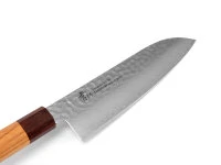 Damastmesser Santoku 170, VG-10, Hammerschlag 3 Damastmesser Santoku 170, VG-10, Hammerschlag – Bild 3