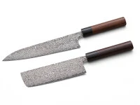 Damastmesser Set Nakiri 9 Damastmesser Set Nakiri – Bild 9