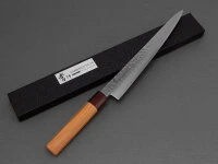 Damastmesser Sujihiki 240, VG-10, Hammerschlag 9 Damastmesser Sujihiki 240, VG-10, Hammerschlag – Bild 9