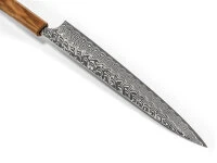 Damastmesser Sujihiki 270 SG2, 63 Lagen, Olive 6 Damastmesser Sujihiki 270 SG2, 63 Lagen, Olive – Bild 6