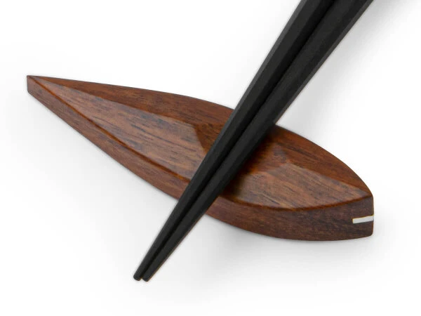 Essstäbchen Ablage Tsuyoi Te Shitan, Rosenholz 4 Essstäbchen Ablage Tsuyoi Te Shitan, Rosenholz – Bild 4