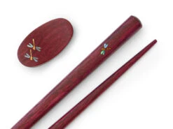 Essstäbchen Set Mit Ablage Tonbo, Purple Heart -Haushaltsprodukte Geschäft essstaebchen set mit ablage tonbo purple heart 1