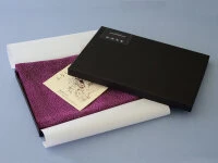 Furoshiki Chirimen Same, Lila 4 Furoshiki Chirimen Same, Lila – Bild 4