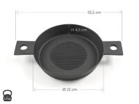 Gusseisen Grillpfanne DUO 6 Gusseisen Grillpfanne DUO – Bild 6