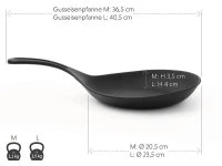 Gusseisenpfanne Omelett, Induktion, 2 Größen 9 Gusseisenpfanne Omelett, Induktion, 2 Größen – Bild 9