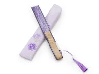 Handfächer Kiyoshisakura, Lila 3 Handfächer Kiyoshisakura, Lila – Bild 3