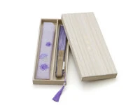 Handfächer Kiyoshisakura, Lila 5 Handfächer Kiyoshisakura, Lila – Bild 5