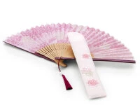 Handfächer Kiyoshisakura, Rosè 3 Handfächer Kiyoshisakura, Rosè – Bild 3