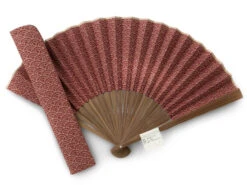 Handfächer Seikaiha, Rot -Haushaltsprodukte Geschäft handfaecher seikaiha rot 1