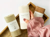 Handtücher Aus Japan, Bio-Baumwolle, Green, 36cm X 85cm 3 Handtücher Aus Japan, Bio-Baumwolle, Green, 36cm X 85cm – Bild 3