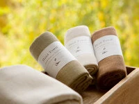 Handtücher Aus Japan, Bio-Baumwolle, Ivory, 36cm X 85cm 4 Handtücher Aus Japan, Bio-Baumwolle, Ivory, 36cm X 85cm – Bild 4