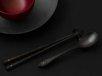 Holzlöffel L, Ebony 6 Holzlöffel L, Ebony – Bild 6