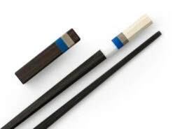 Japanische Essstäbchen Aoyama Blue, Ebenholz, Mit Ablage -Haushaltsprodukte Geschäft japanische essstaebchen aoyama blue ebenholz mit ablage 1