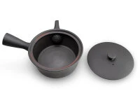 Japanische Kyusu Sencha 320, Banko Yaki, 320 Ml, Schwarz 5 Japanische Kyusu Sencha 320, Banko Yaki, 320 Ml, Schwarz – Bild 5