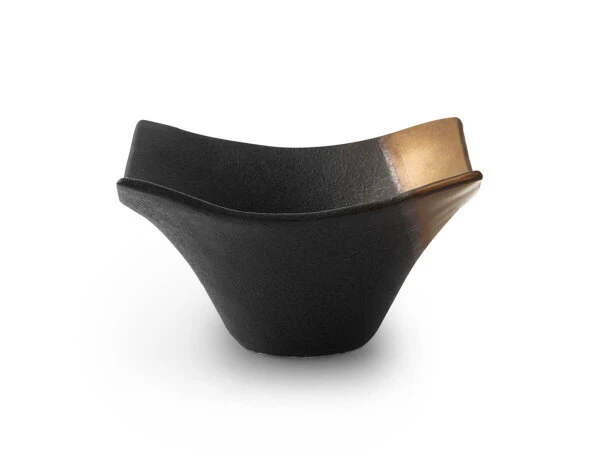 Japanische Soßenschale Sou, Schwarz-gold 5 Japanische Soßenschale Sou, Schwarz-gold – Bild 5