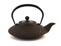 Japanische Teekanne Gusseisen Hira Arare, 0,5 L, Braun