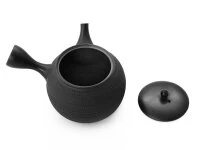 Japanische Teekanne Tokoname Tobikanna Kuro 4 Japanische Teekanne Tokoname Tobikanna Kuro – Bild 4