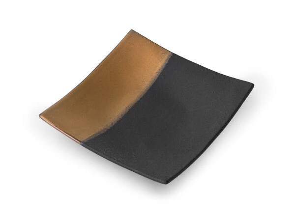 Japanischer Teller Sou, Schwarz-gold, 2 Größen 8 Japanischer Teller Sou, Schwarz-gold, 2 Größen – Bild 8