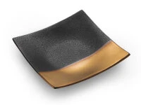 Japanischer Teller Sou, Schwarz-gold, 2 Größen 5 Japanischer Teller Sou, Schwarz-gold, 2 Größen – Bild 5