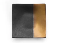 Japanischer Teller Sou, Schwarz-gold, 2 Größen 6 Japanischer Teller Sou, Schwarz-gold, 2 Größen – Bild 6