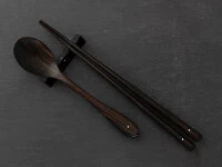 Japanisches Besteck-Set Yokina Asa, Ebenholz 5 Japanisches Besteck-Set Yokina Asa, Ebenholz – Bild 5