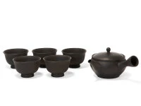 Japanisches Teeservice 6-teilig, Kyusu Tokoname Sakura 3 Japanisches Teeservice 6-teilig, Kyusu Tokoname Sakura – Bild 3