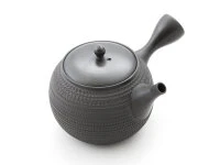 Japanisches Teeservice 6-teilig, Kyusu Tokoname Tobikanna Kuro 8 Japanisches Teeservice 6-teilig, Kyusu Tokoname Tobikanna Kuro – Bild 8