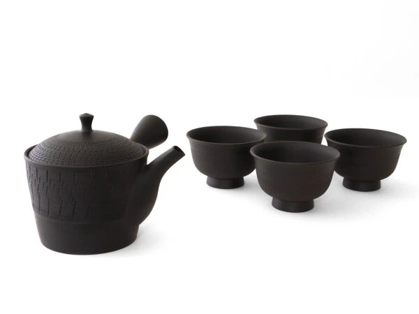 Japanisches Teeservice Sendan Tobikanna, 5-teilig 9 Japanisches Teeservice Sendan Tobikanna, 5-teilig – Bild 9