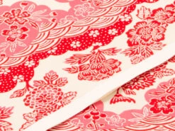 Japanpapier Chiyogami, Blütenwolken Rot/rosa -Haushaltsprodukte Geschäft japanpapier chiyogami bluetenwolken rot rosa 1