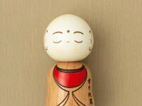Kokeshi: Holzfigur Mönch 5 Kokeshi: Holzfigur Mönch – Bild 5