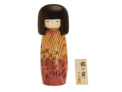 Kokeshi: Holzpuppe Tsuru No Mai -Haushaltsprodukte Geschäft kokeshi holzpuppe tsuru no mai 1