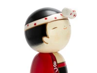 Kokeshi: Holzpuppe Wasshoi Girl 4 Kokeshi: Holzpuppe Wasshoi Girl – Bild 4