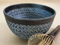 Matcha Schale Nanban Mishimazume, Mitate 9 Matcha Schale Nanban Mishimazume, Mitate – Bild 9