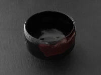 Matcha Schale Raku Schwarz, Kyoto Japan 5 Matcha Schale Raku Schwarz, Kyoto Japan – Bild 5