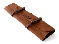 Messer-Tasche, Leder, Cognac 3 Messer-Tasche, Leder, Cognac – Bild 3