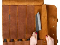 Messer-Tasche, Leder, Cognac 8 Messer-Tasche, Leder, Cognac – Bild 8