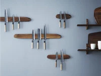 Messerhalter Magnetisch, 3 Größen, Nussbaum 11 Messerhalter Magnetisch, 3 Größen, Nussbaum – Bild 11