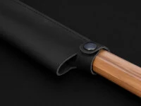 Messerhülle Bunka 185, Leder Vintage Schwarz 5 Messerhülle Bunka 185, Leder Vintage Schwarz – Bild 5