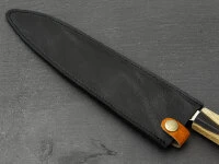 Messerhülle Leder Gyuto, Schwarz 4 Messerhülle Leder Gyuto, Schwarz – Bild 4
