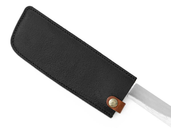 Messerhülle Leder Nakiri, Schwarz 8 Messerhülle Leder Nakiri, Schwarz – Bild 8