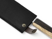 Messerhülle Leder Nakiri, Schwarz 3 Messerhülle Leder Nakiri, Schwarz – Bild 3