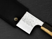 Messerhülle Leder Nakiri, Schwarz 4 Messerhülle Leder Nakiri, Schwarz – Bild 4