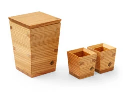 Sake Set Tokuri, Holz -Haushaltsprodukte Geschäft sake set tokuri holz 1