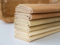 Serviette Bio Napkins, Brown, 50cm X 50cm 3 Serviette Bio Napkins, Brown, 50cm X 50cm – Bild 3