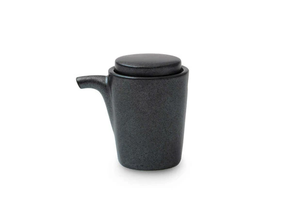 Sojasoßenkännchen, Porzellan Schwarz 8 Sojasoßenkännchen, Porzellan Schwarz – Bild 8