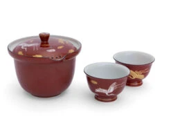 Teeservice Shiboridashi Akaji Kingin Tsuru -Haushaltsprodukte Geschäft teeservice shiboridashi akaji kingin tsuru 1